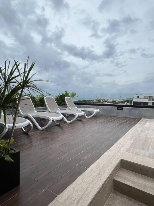 Big, Modern And Beautiful Beach Apartament 1Br Ocean View Playa del Carmen Luaran gambar