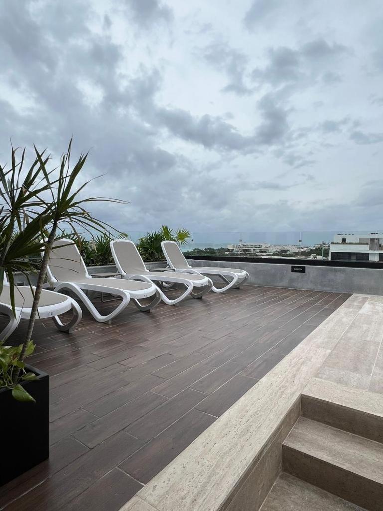 Big, Modern And Beautiful Beach Apartament 1Br Ocean View Playa del Carmen Luaran gambar