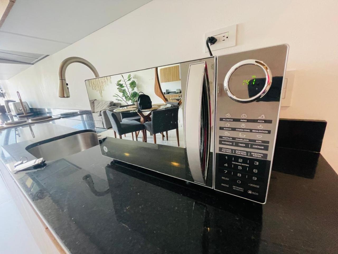 Big, Modern And Beautiful Beach Apartament 1Br Ocean View Playa del Carmen Luaran gambar