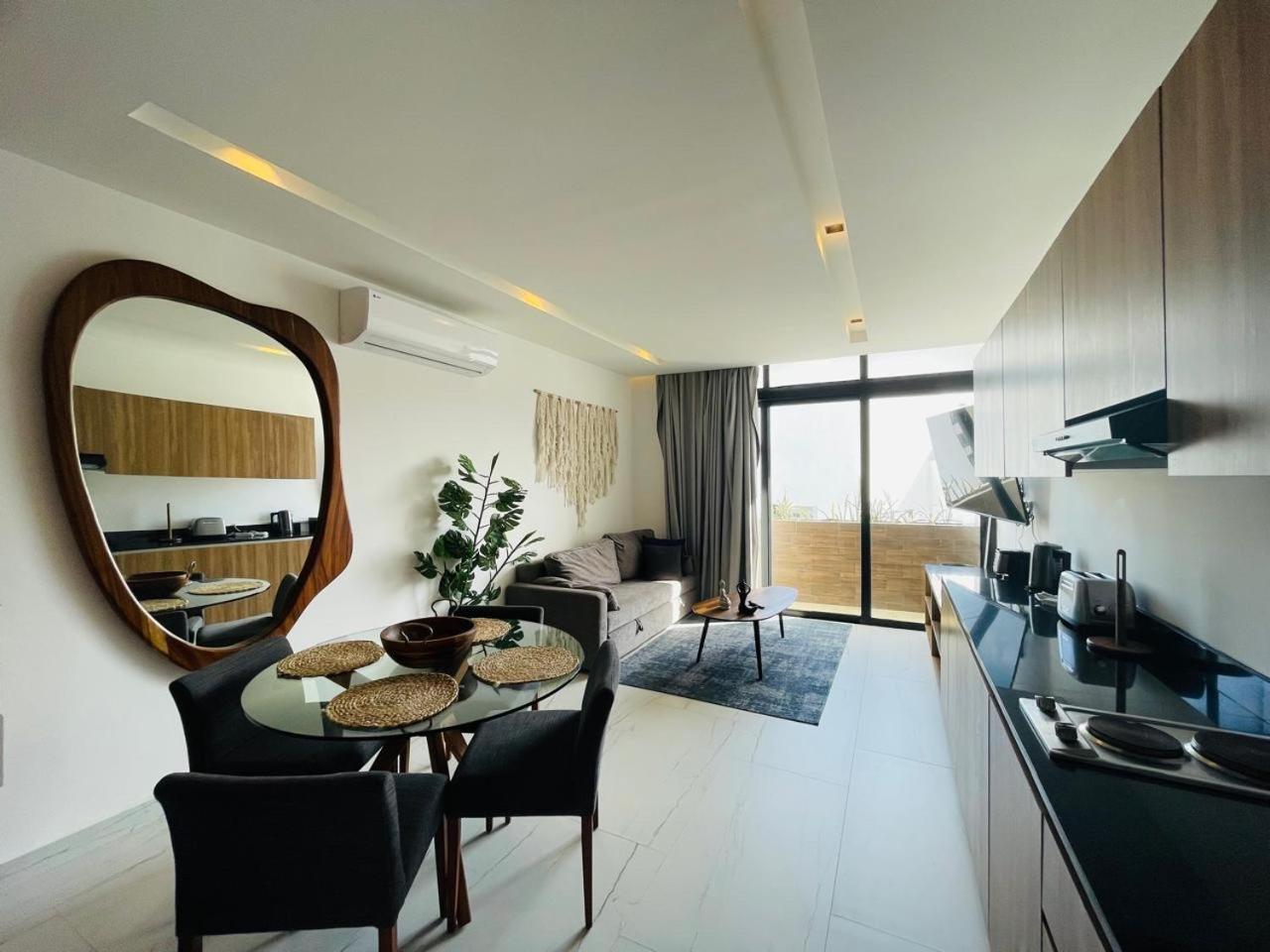 Big, Modern And Beautiful Beach Apartament 1Br Ocean View Playa del Carmen Luaran gambar